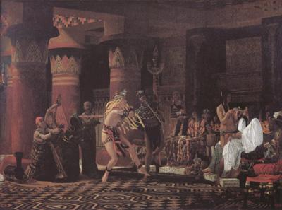 Alma-Tadema, Sir Lawrence Pastimes in Ancient Egypt 3000 Years Ago (mk23) oil painting image